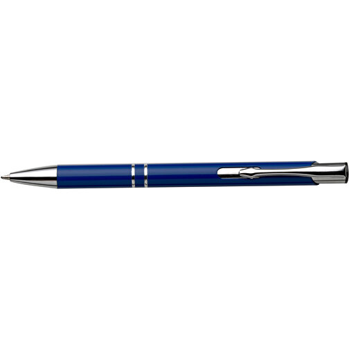 Kugelschreiber Aus Aluminium Albacete , kobaltblau, ABS, Aluminium, Plastik, Stahl, , Bild 3