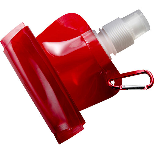 Trinkflasche Aus Kunststoff Bailey , rot, PE, PP, PA, 26,50cm x 3,10cm x 11,90cm (Länge x Höhe x Breite), Bild 1