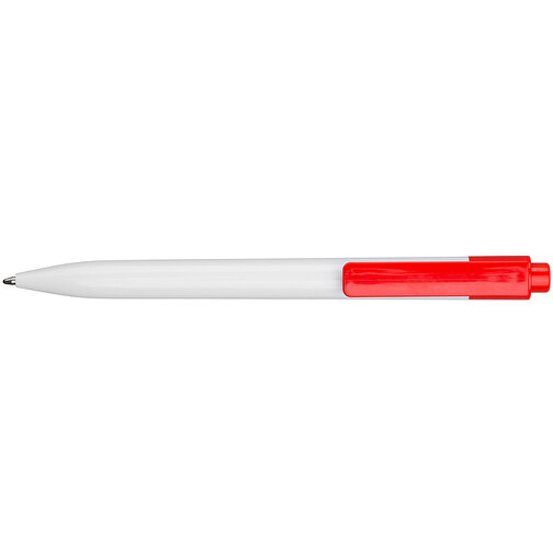 Kugelschreiber Summer , Promo Effects, weiß/rot, Kunststoff, 13,50cm (Länge), Bild 4