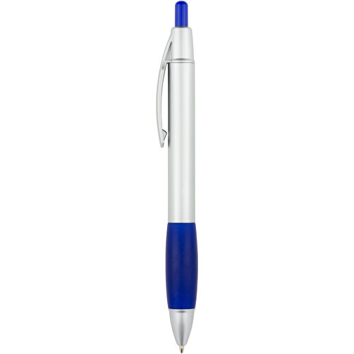 Kugelschreiber Kandi , Promo Effects, silber / blau, Kunststoff, 14,10cm (Länge), Bild 3
