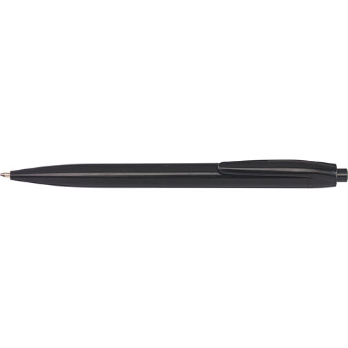 Kugelschreiber PLAIN , schwarz, Kunststoff, 13,80cm (Länge), Bild 3