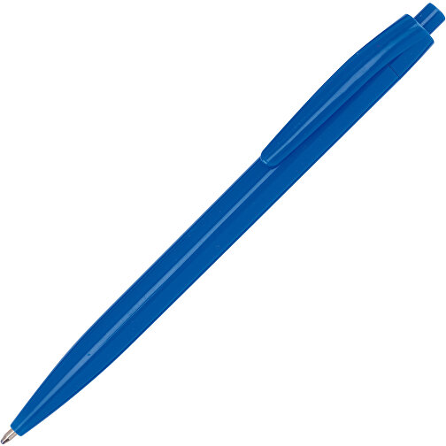 Kugelschreiber PLAIN , blau, Kunststoff, 13,80cm (Länge), Bild 2