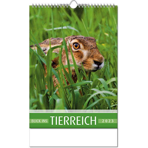 Kalender 'Blick Ins Tierreich' , Papier, 34,60cm x 24,00cm (Höhe x Breite), Bild 1