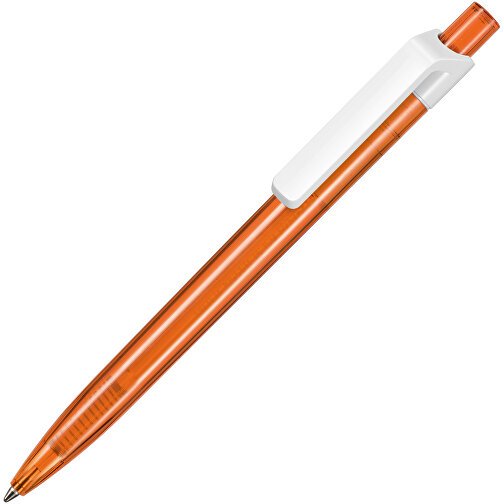 Kugelschreiber Insider Transparent S , Ritter-Pen, clementine, ABS-Kunststoff, 14,20cm (Länge), Bild 2