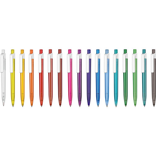 Kugelschreiber Insider Transparent S , Ritter-Pen, clementine, ABS-Kunststoff, 14,20cm (Länge), Bild 4