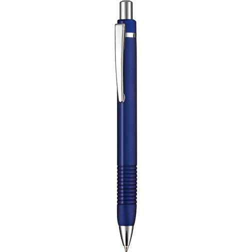 Kugelschreiber TRIANGLE BLAU , Ritter-Pen, dunkel-blau, Aluminium, 14,10cm (Länge), Bild 1