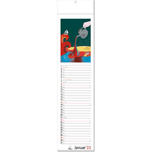 Bildkalender 'Hyggelig' , Papier, 53,50cm x 13,00cm (Höhe x Breite), Bild 2