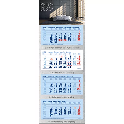 Calendrier mural pliable, agenda de 4 mois 'Junior', Image 1