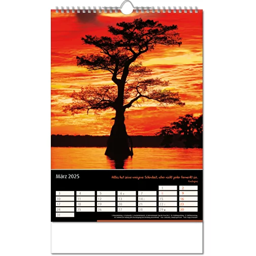 Calendrier 'Emotion' au format 24 x 38,5 cm, avec reliure Wire-O, Image 4
