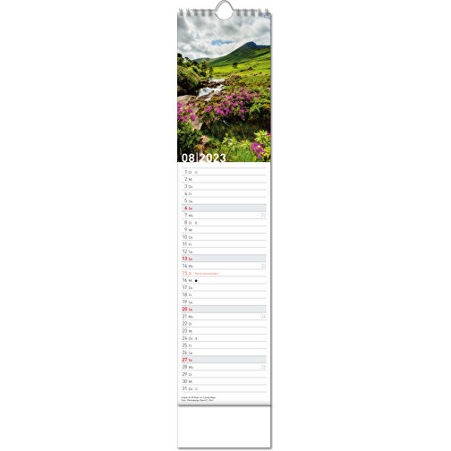 Kalender 'Reiseziele' , Papier, 49,00cm x 11,00cm (Höhe x Breite), Bild 9