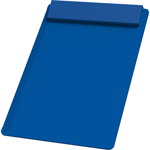Klemmbrett DIN A4 'Alpha II' , blau, blau, PS, 34,20cm x 2,10cm x 23,20cm (Länge x Höhe x Breite), Bild 1
