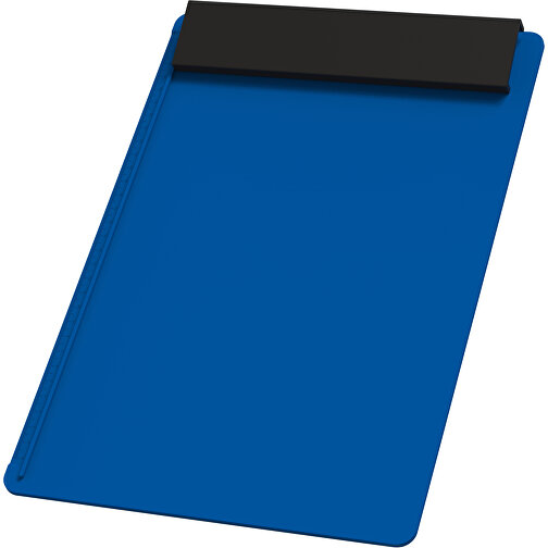 Klemmbrett DIN A4 'Alpha II' , blau, schwarz, PS, 34,20cm x 2,10cm x 23,20cm (Länge x Höhe x Breite), Bild 1