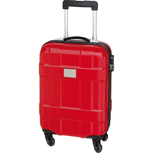 Trolley-Bordcase MONZA , rot, ABS, 55,00cm x 20,00cm x 35,00cm (Länge x Höhe x Breite), Bild 1