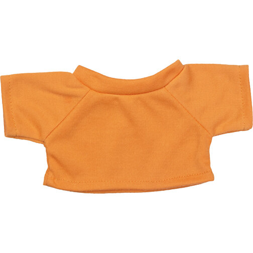 Mini-T-Shirt , orange, 100% Polyester, 10,00cm x 0,50cm x 19,00cm (Länge x Höhe x Breite), Bild 1