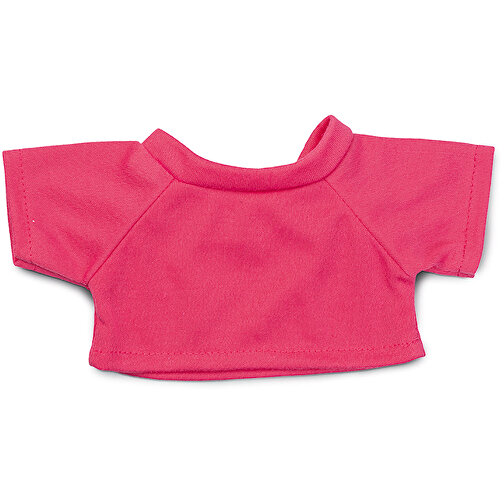 Mini-T-Shirt , pink, 100% Polyester, 10,00cm x 0,50cm x 19,00cm (Länge x Höhe x Breite), Bild 1