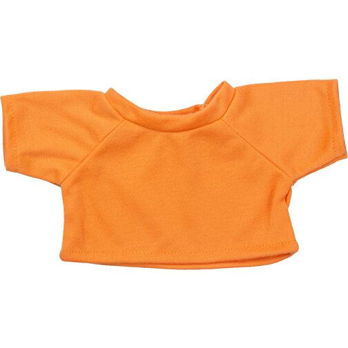 Mini-T-Shirt , orange, 100% Polyester, 12,00cm x 0,50cm x 22,50cm (Länge x Höhe x Breite), Bild 1