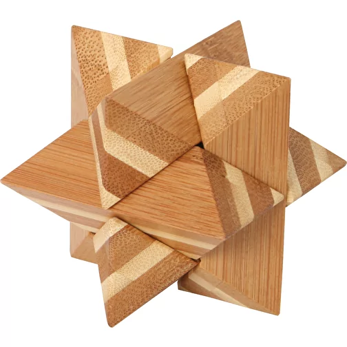 Puzzle étoile en bambou, Image 1