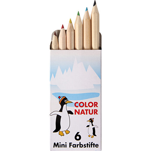 Lápices de colores de la naturaleza pequeños (6), Imagen 1