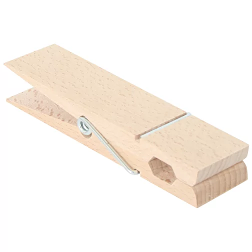 Pince en bois 150 mm naturel, Image 2