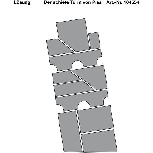 Der Schiefe Turm Von Pisa , , 6,50cm x 1,30cm x 5,00cm (Länge x Höhe x Breite), Bild 4