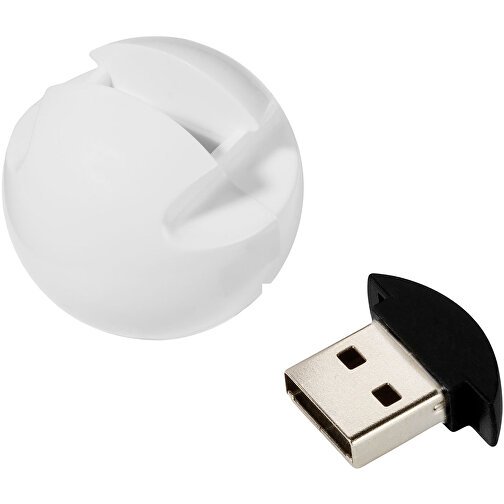 USB Stick ONYX U-IV , Promo Effects MB , weiß/ schwarz MB , 4 GB , Kunststoff MB , 3 - 10 MB/s MB , , Bild 2