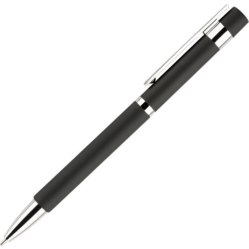 Kugelschreiber ONYX K-IX , Promo Effects, schwarz, Metall gummiert, 13,80cm (Länge), Bild 2