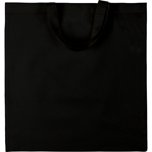 Baumwolltasche Farbig , schwarz, Baumwolle, 39,00cm x 41,00cm (Höhe x Breite), Bild 2