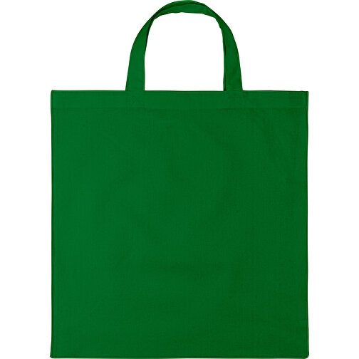 Baumwolltasche Farbig , dunkel grün, Baumwolle, 39,00cm x 41,00cm (Höhe x Breite), Bild 1