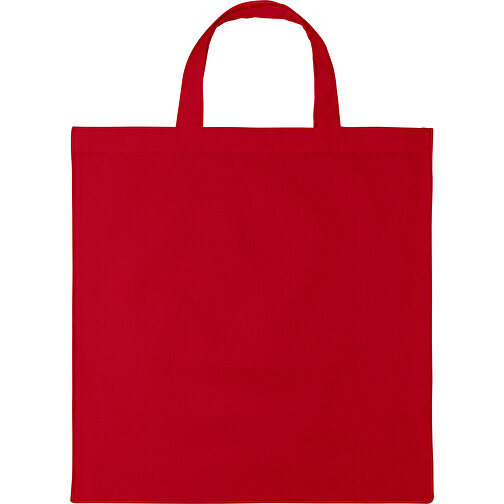Baumwolltasche Farbig , rot, Baumwolle, 39,00cm x 41,00cm (Höhe x Breite), Bild 1