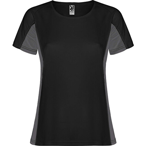 Shanghai Sport T-Shirt Für Damen , schwarz / dark lead, Mesh mit Cool Fit Finish 100% Polyester, 140 g/m2, Contrast fabric, Mesh mit Cool Fit Finish 100% Polyester, 140 g/m2, M, , Bild 1