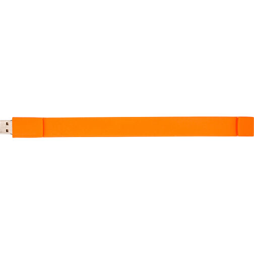 USB-Stick WRIST 16GB , Promo Effects MB , orange MB , 16 GB , Kunststoff MB , 3 - 10 MB/s MB , 20,70cm x 1,80cm (Länge x Breite), Bild 2