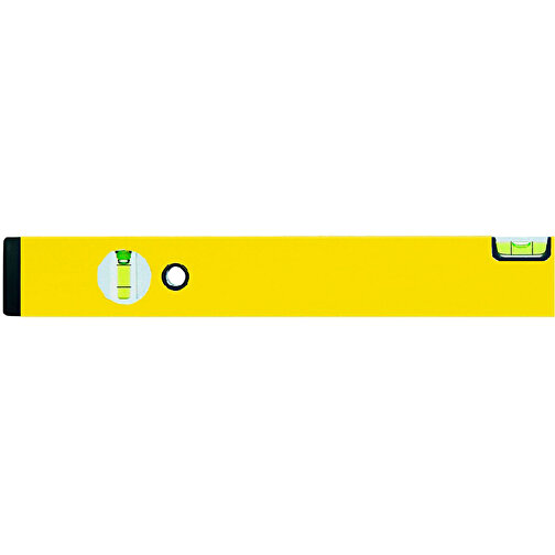 Wasserwaage Promostar 30 Cm , gelb, ALU, 30,00cm x 2,20cm x 5,00cm (Länge x Höhe x Breite), Bild 1