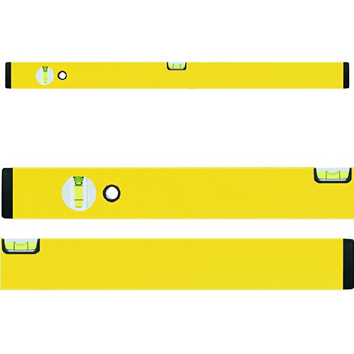 Wasserwaage Promostar 50 Cm , gelb, ALU, 50,00cm x 2,20cm x 5,00cm (Länge x Höhe x Breite), Bild 1