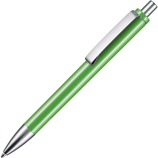 Kugelschreiber EXOS M , Ritter-Pen, apfel-grün, ABS u. Metall, 14,10cm (Länge), Bild 2