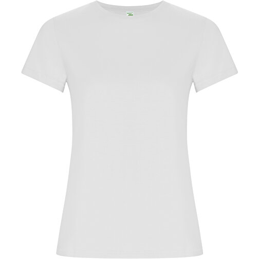 Golden T-Shirt Für Damen , weiß, Single jersey Strick 100% Bio Baumwolle, 160 g/m2, L, , Bild 1