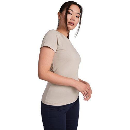 Golden T-Shirt Für Damen , weiß, Single jersey Strick 100% Bio Baumwolle, 160 g/m2, L, , Bild 5