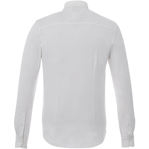 Bigelow Langarm Hemd , weiß, Double Pique Strick 95% Baumwolle, 5% Elastan, 200 g/m2, L, , Bild 14