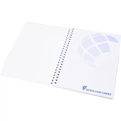 Cahier Desk-Mate® A5 à spirale avec couverture polypropylène, Image 2
