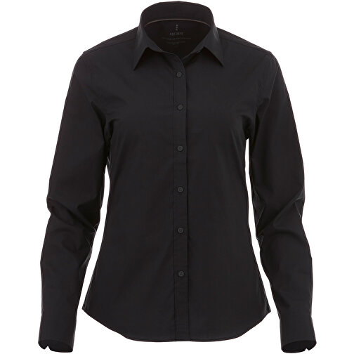 Hamell Langärmlige Bluse , schwarz, Poplin-Gewebe 97% Baumwolle, 3% Elastan, 118 g/m2, S, , Bild 9