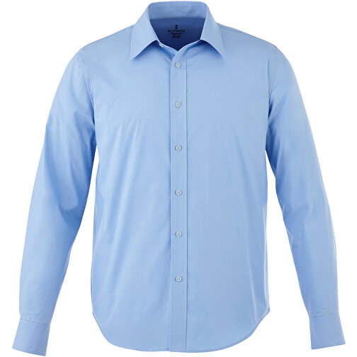 Hamell Langärmliges Hemd , hellblau, Poplin-Gewebe 97% Baumwolle, 3% Elastan, 118 g/m2, XXXL, , Bild 9