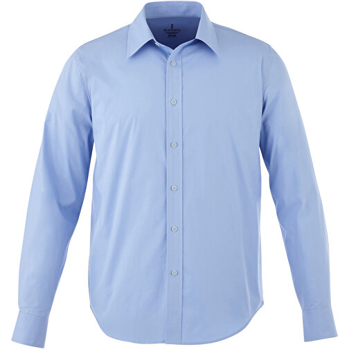 Hamell Langärmliges Hemd , hellblau, Poplin-Gewebe 97% Baumwolle, 3% Elastan, 118 g/m2, XL, , Bild 2