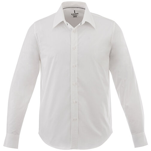 Hamell Langärmliges Hemd , weiß, Poplin-Gewebe 97% Baumwolle, 3% Elastan, 118 g/m2, M, , Bild 12