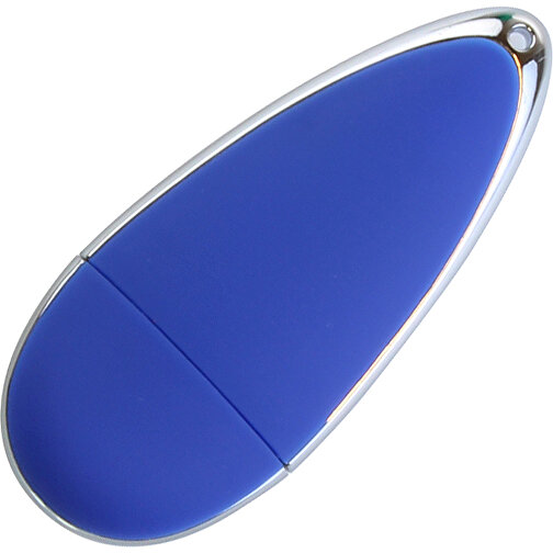 USB-Stick Drop 1GB , Promo Effects MB , blau MB , 1 GB , Kunststoff MB , 3 - 10 MB/s MB , 6,00cm x 1,20cm x 2,50cm (Länge x Höhe x Breite), Bild 2