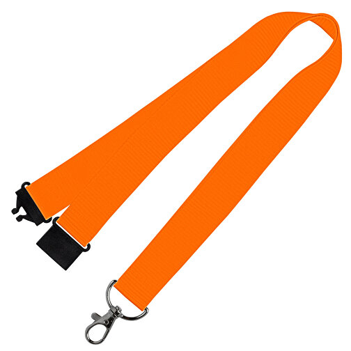 Schlüsselband Standard , Promo Effects, orange, Polyester, 92,00cm x 2,50cm (Länge x Breite), Bild 1