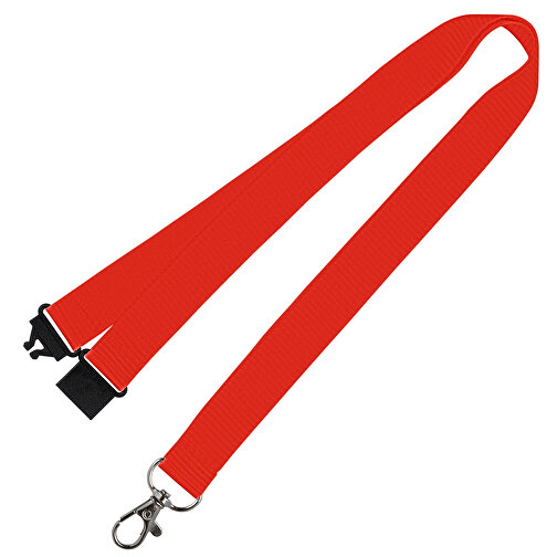 Schlüsselband Standard , Promo Effects, rot, Polyester, 92,00cm x 2,00cm (Länge x Breite), Bild 1