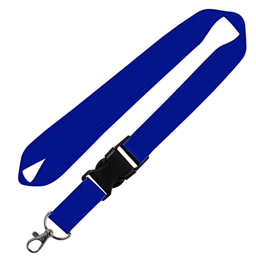 Schlüsselband Standard , Promo Effects, blau, Polyester, 105,00cm x 2,50cm (Länge x Breite), Bild 1