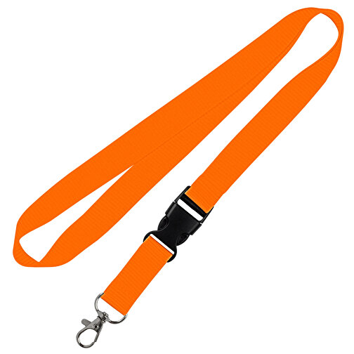 Schlüsselband Standard , Promo Effects, orange, Polyester, 105,00cm x 2,00cm (Länge x Breite), Bild 1