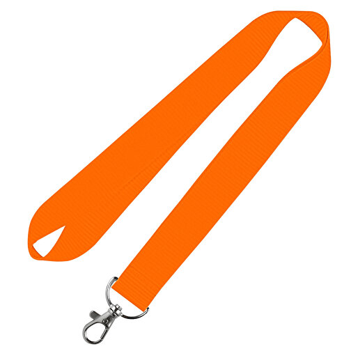 Schlüsselband Standard , Promo Effects, orange, Polyester, 92,00cm x 2,00cm (Länge x Breite), Bild 1