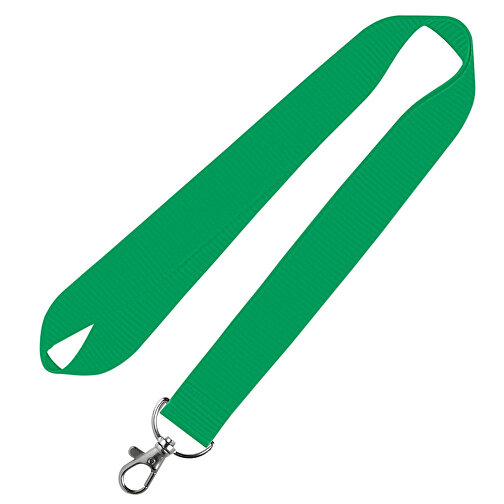 Schlüsselband Standard , Promo Effects, grün, Polyester, 92,00cm x 2,00cm (Länge x Breite), Bild 1