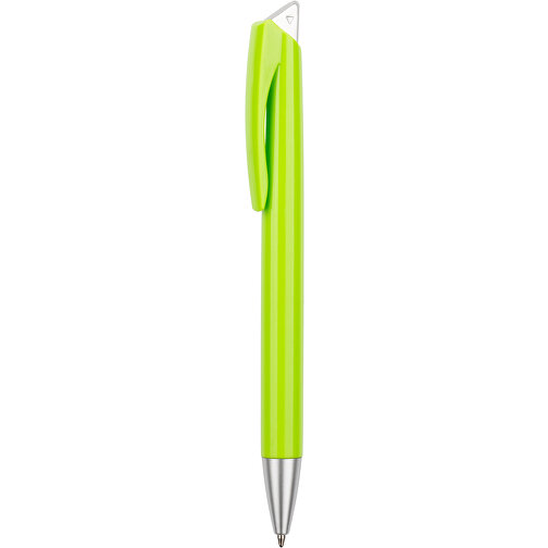 Kugelschreiber Roxi Color , Promo Effects, grün, Kunststoff, 14,10cm (Länge), Bild 1